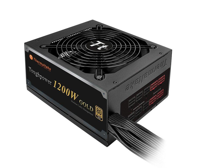 Thermaltake Toughpower Semi-Modular 1200W PSU, 80 Plus Gold - مزود الطاقة